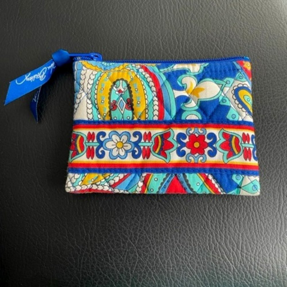Vera Bradley Marina Paisley coin purse